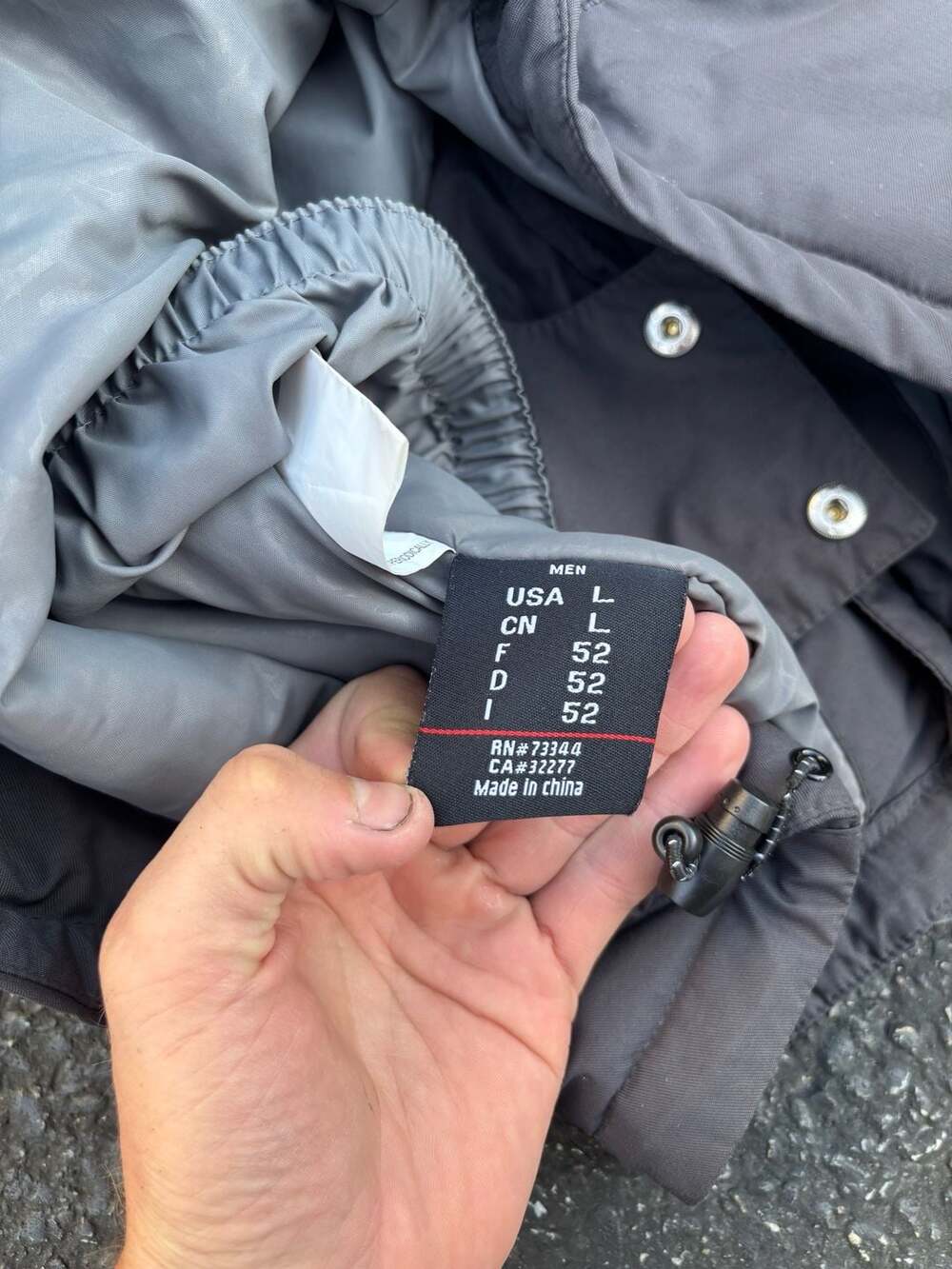 Grey ski Marker jacket size L - Picture 9 of 10